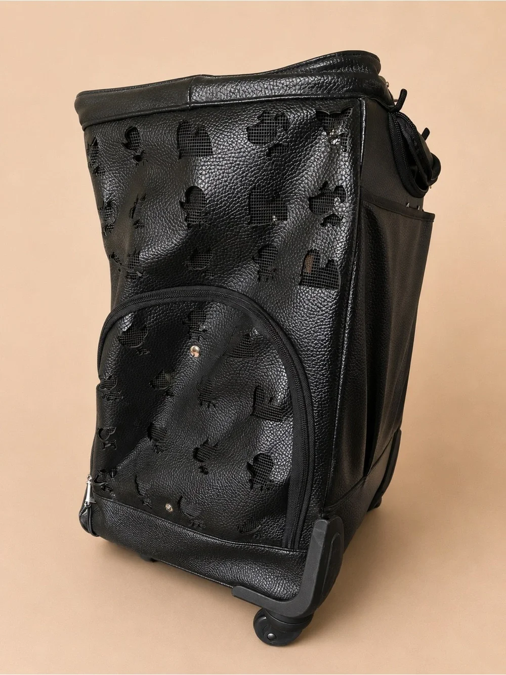 Mystere Shopper Rolling Pet Carrier by JCLA- Jeanne Chinn Los Angeles